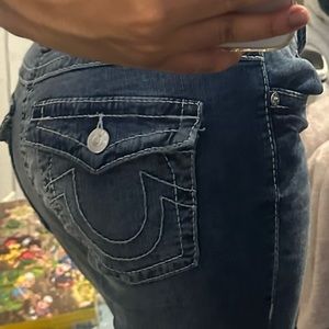 True religion jeans stretchy mid rise